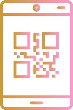 icono de vector de código de patrón