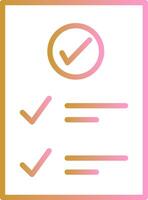 Check Up List Vector Icon