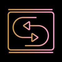 Reverse Arrow Vector Icon