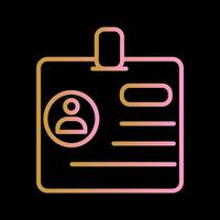 Identification Vector Icon