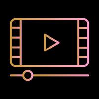 Video and Animation Vector Icon