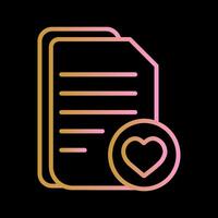 Favourite Document Vector Icon