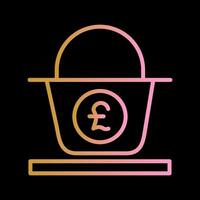 Pound Basket Vector Icon