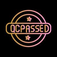 QC Passed Vector Icon