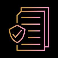 Secure Document Vector Icon