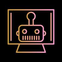 Artificial Bot Vector Icon