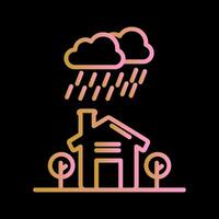 Rain Vector Icon