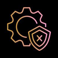 Unprotected Vector Icon