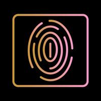 Fingerprint Vector Icon