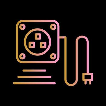 icono de vector de enchufe