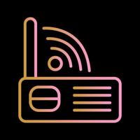 Modem Wifi Vector Icon