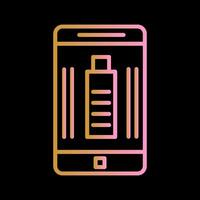 Mobile Battery Vector Icon