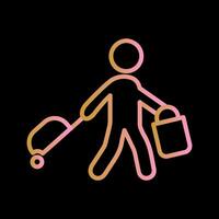 Carrying Bag Vector Icon