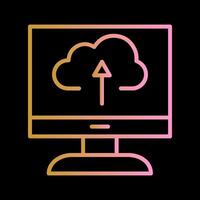 Cloud Backup Vector Icon