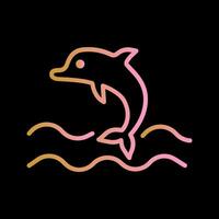 Dolphin Vector Icon