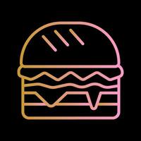 Hamburger Vector Icon