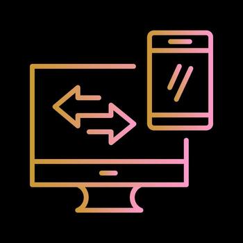 Data Synchronization Vector Icon