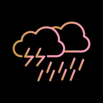 Rain Vector Icon