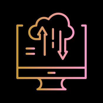 Data Transfer Vector Icon