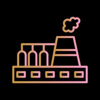 Nuclear Plant Vector Icon