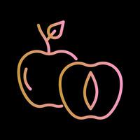 Apricot Vector Icon