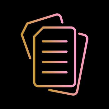 icono de vector de documento