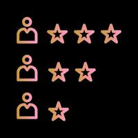 Rating Vector Icon