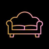 Double Sofa Vector Icon