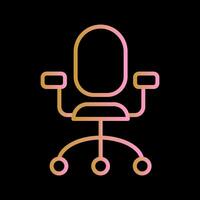 Revolving Chair Vector Icon