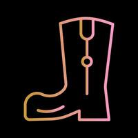 Cowboy Boot Vector Icon