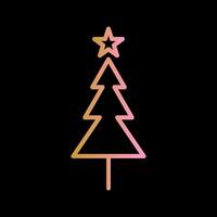 Christmas Tree Vector Icon