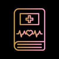 Medical Book Vector Icon