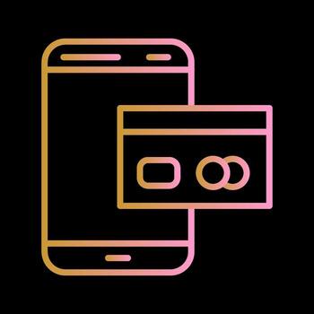 icono de vector de método de pago