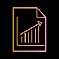 Report Graph Vector Icon