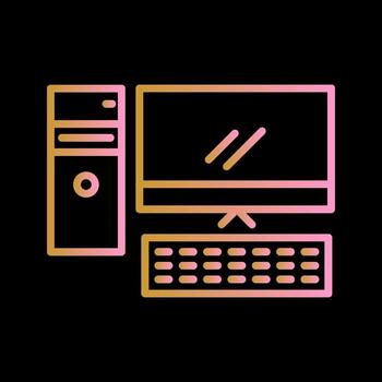 Computer Vector Icon