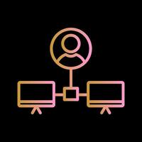 Company Network Vector Icon