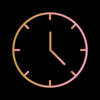 icono de vector de reloj