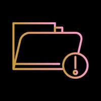 Vulnerable Folder Vector Icon
