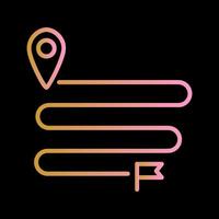 Distance Vector Icon