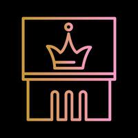 Crown Exhibit Vector Icon