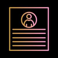 Client Profile Vector Icon