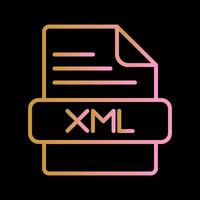 XML Vector Icon