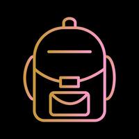 Backpack Vector Icon