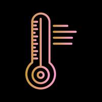 icono de vector de temperatura