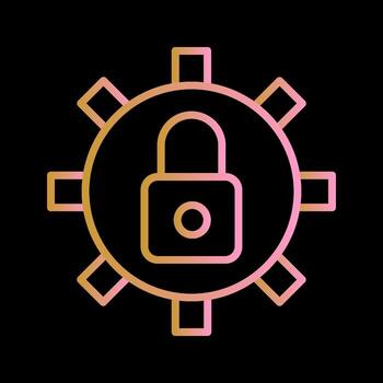 Security Settings Vector Icon