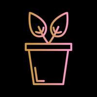 Plant Pot Vector Icon