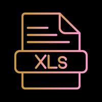 icono de vector xls