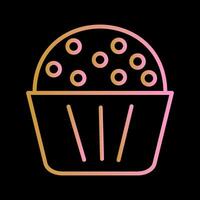 Chocolate Muffin Vector Icon