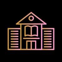 Library Building Vector Icon