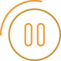 Pause Button Vector Icon